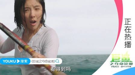 美女假日冲浪遇巨鲨，搏命反击大逃杀