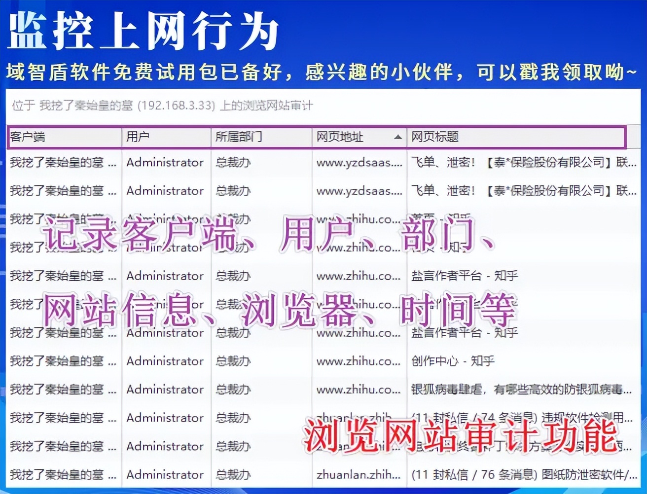 远程监控电脑屏幕软件_股票配资监控软件_域智盾远程控制功能